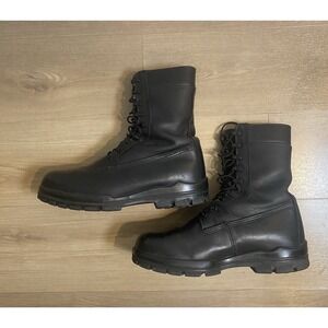 Bates DuraShock Black Leather Steel‎ Toe Tactical Combat Boots 01621 Men's 12 XW